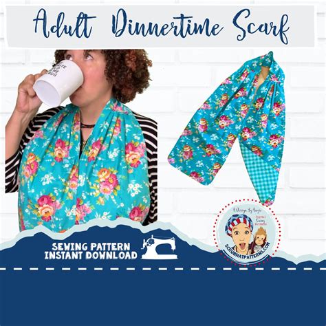 free printable adult bib pattern|free pattern adult dignity bib.